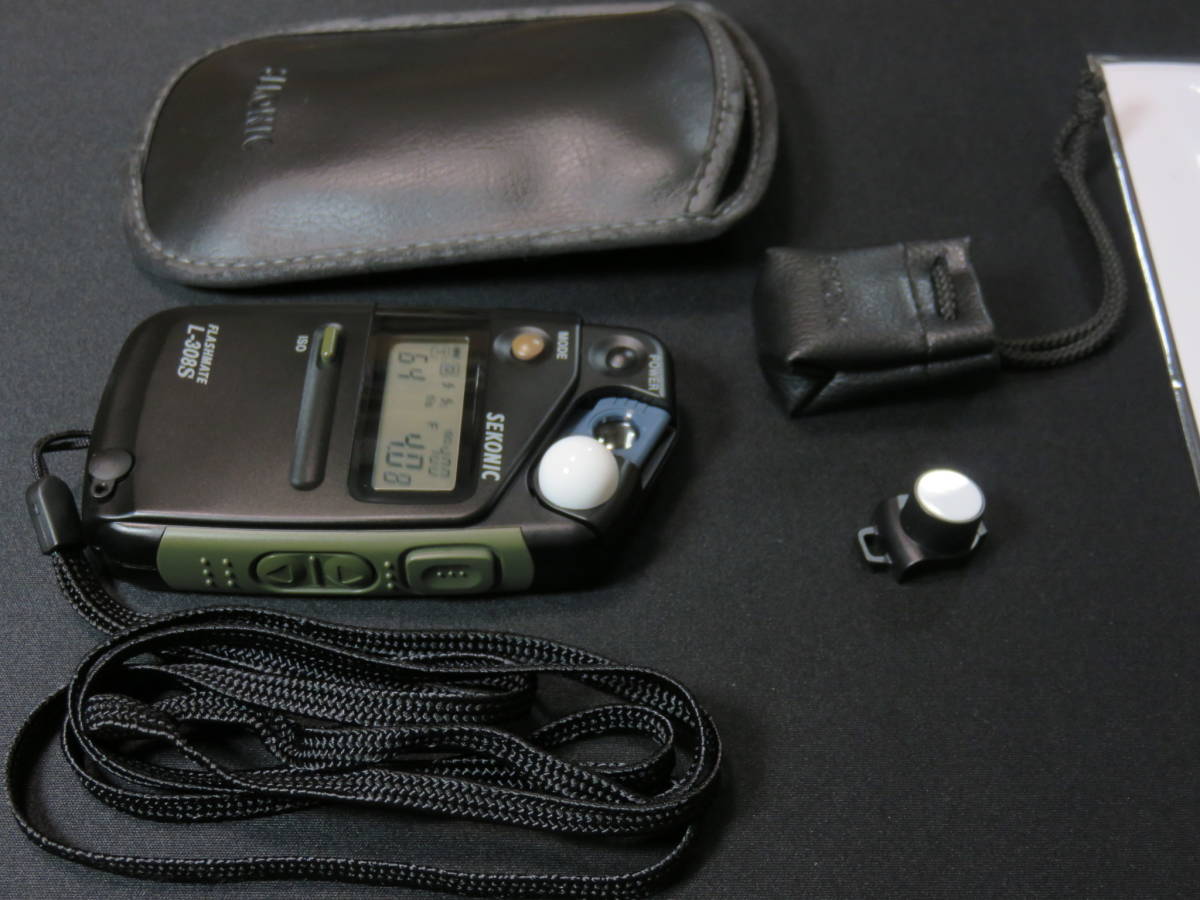 SEKONIC セコニック 「FLASHMATE　L-308S」 （専用ケース、平板付） SEKONIC L-308S セコニック SEKONIC（セコニック）露出計、Flashmate L-308 カメラ周辺機器