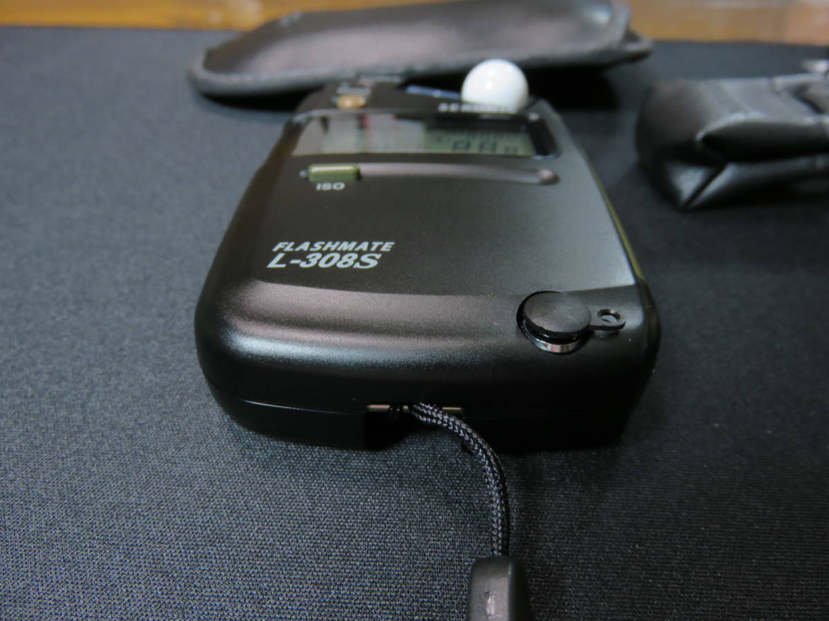SEKONIC セコニック 「FLASHMATE　L-308S」 （専用ケース、平板付） SEKONIC L-308S セコニック SEKONIC（セコニック）露出計、Flashmate L-308 カメラ周辺機器