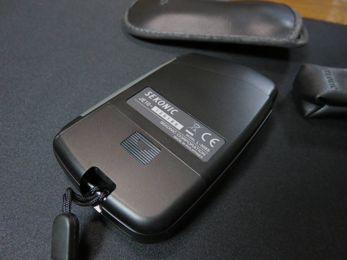 SEKONIC セコニック 「FLASHMATE　L-308S」 （専用ケース、平板付） SEKONIC L-308S セコニック SEKONIC（セコニック）露出計、Flashmate L-308 カメラ周辺機器
