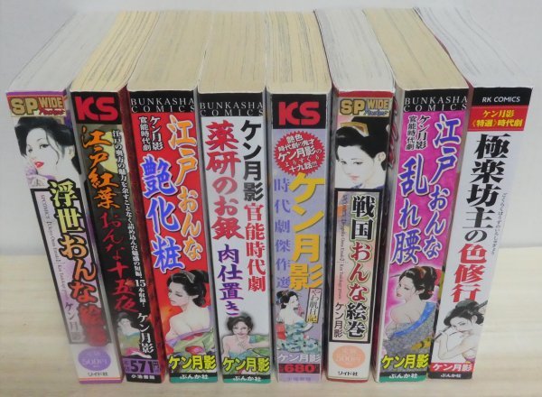 ケン月影 コンビニコミックE 8冊 浮世おんな絵巻 おんな十五夜 江戸 