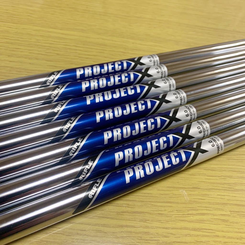 ☆PROJECT X プロジェクトX 6.0 #4～PW 7本☆ ゴルフ 部品 【公式通販】
