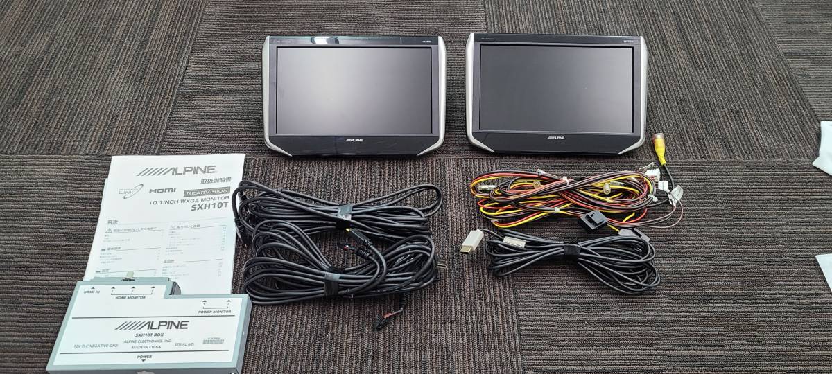 全国無料 ALPINE アルパイン 10.1インチ WXGA モニター 2個セット ヘッドレストモニター HDMI(10インチ～)｜売買されたオークション情報、yahooの商品情報をアーカイブ公開 - オークファン 10インチ～