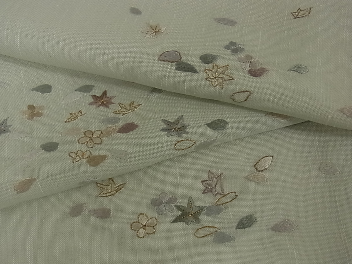 HOT，豊富な 着物屋こころ 夏物 訪問着 紗紬 総刺繍 舞花文 金糸 着丈 166cm 裄 66cm 正絹 逸品 A-ms1170(仕立て上がり)｜売買されたオークション情報、yahooの商品情報をアーカイブ公開 - オークファン 仕立て上がり