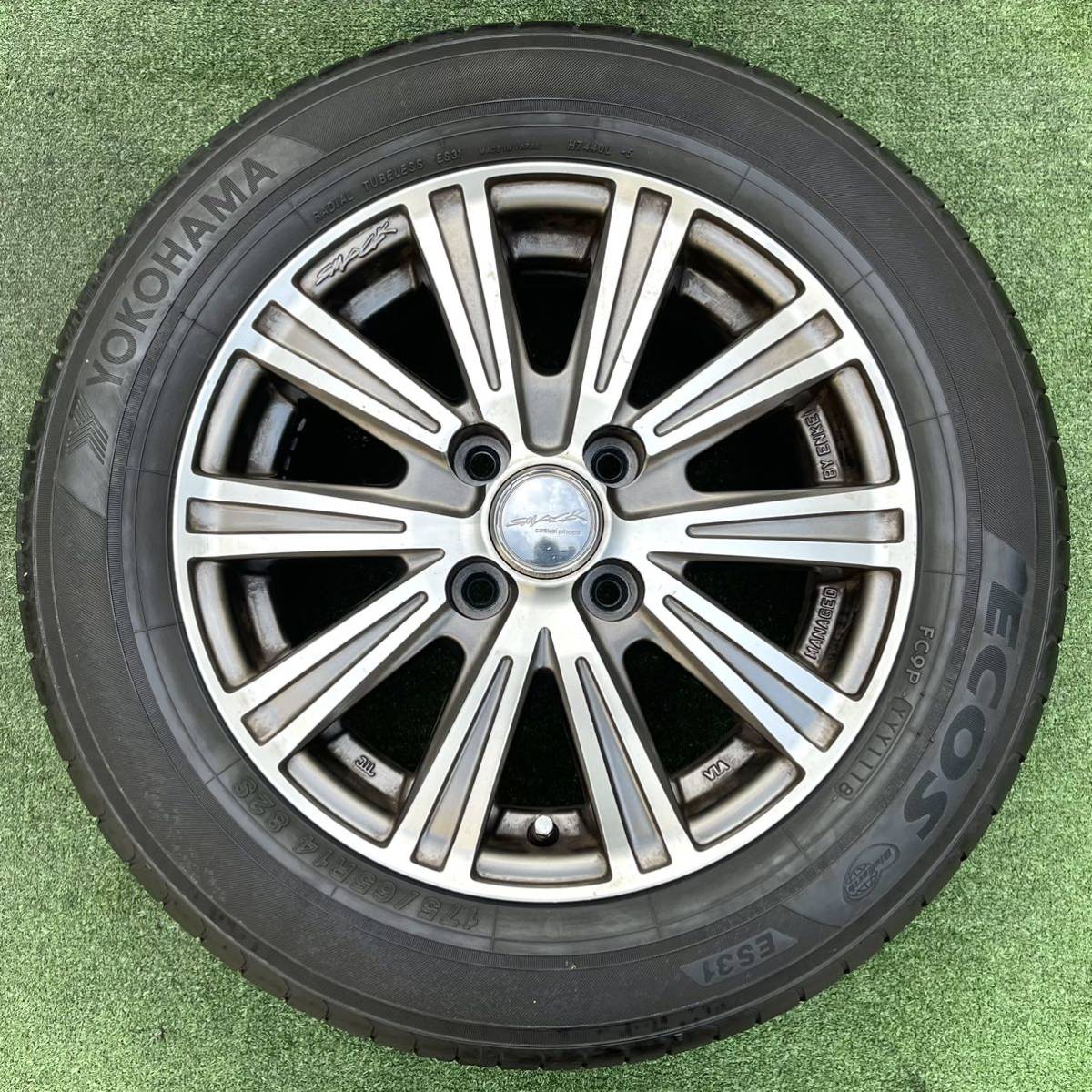 Goodyear 14インチ 5スポークホイール4本 175/65r14 【公式通販】