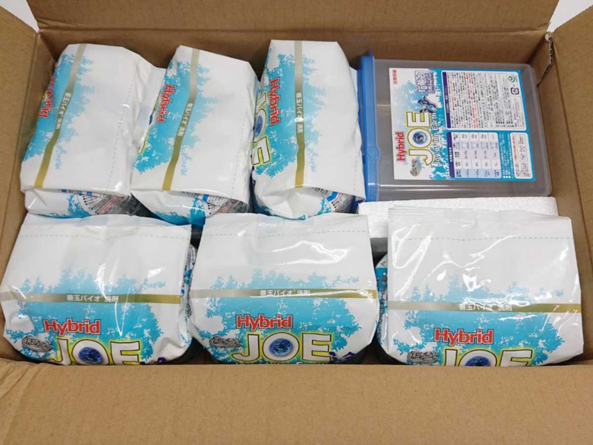 善玉バイオ洗剤 “ハイブリッド浄” 6袋セット☆詰替用容器＆計量 