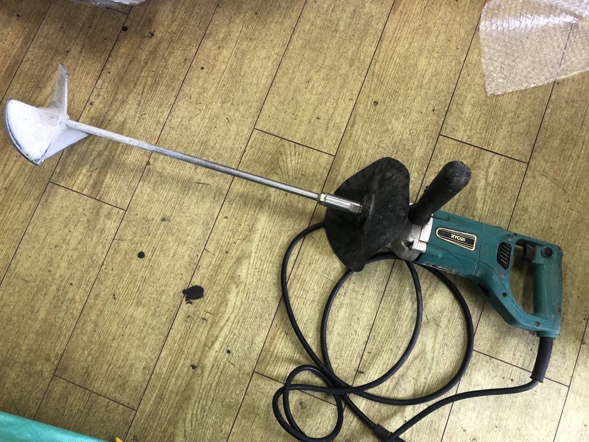 動作OK】 N-879 リョービ RYOBI かくはん機 撹拌機 パワーミキサー