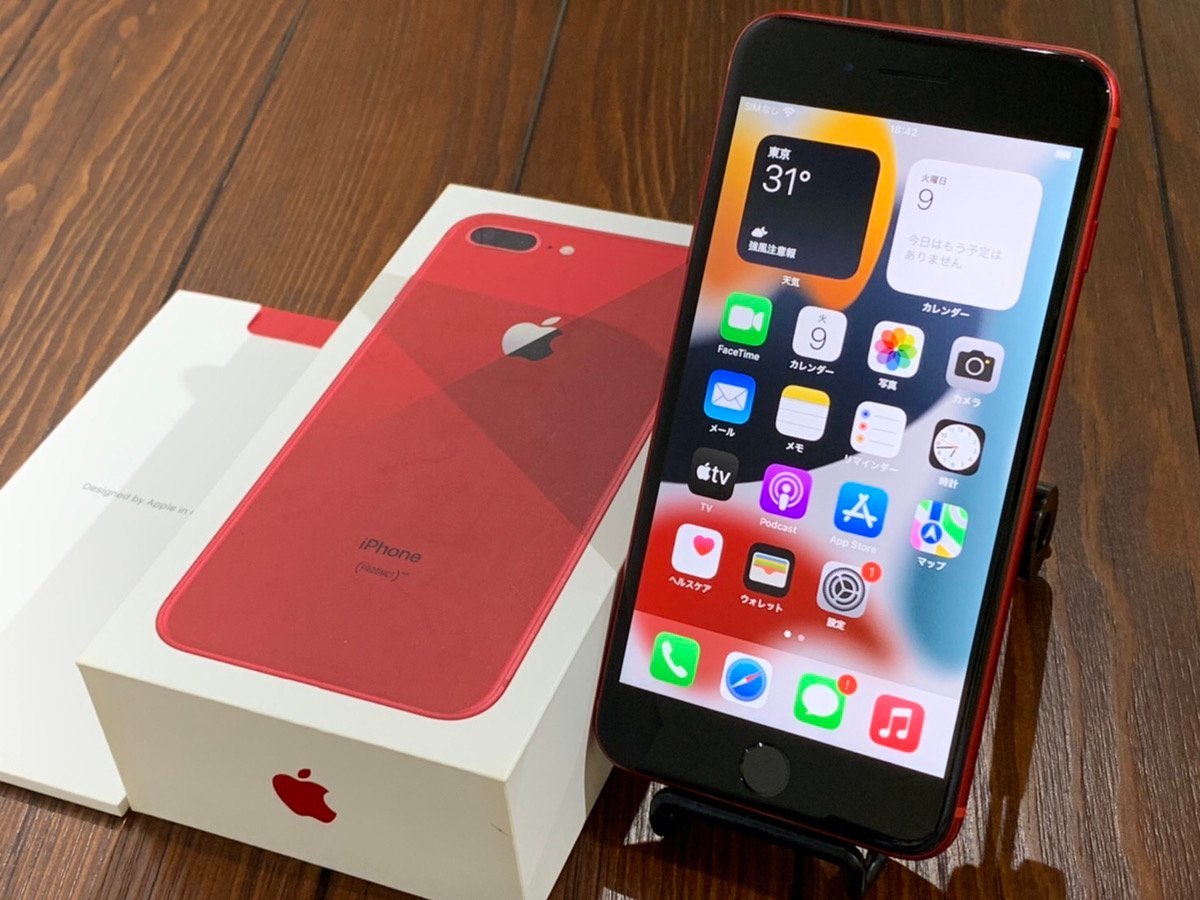 iPhone8 64GB レッド AU SIMロック解除済み iPhone - Apple iPhone8