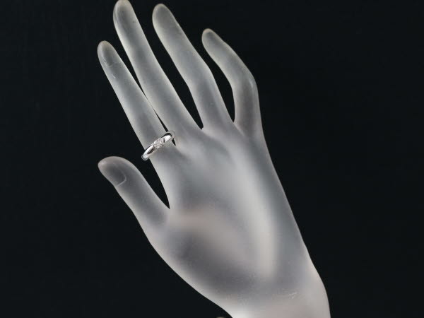 ティファニー ダイヤリング ダイヤモンド 0.23ct ドッツ ソリティア 11 