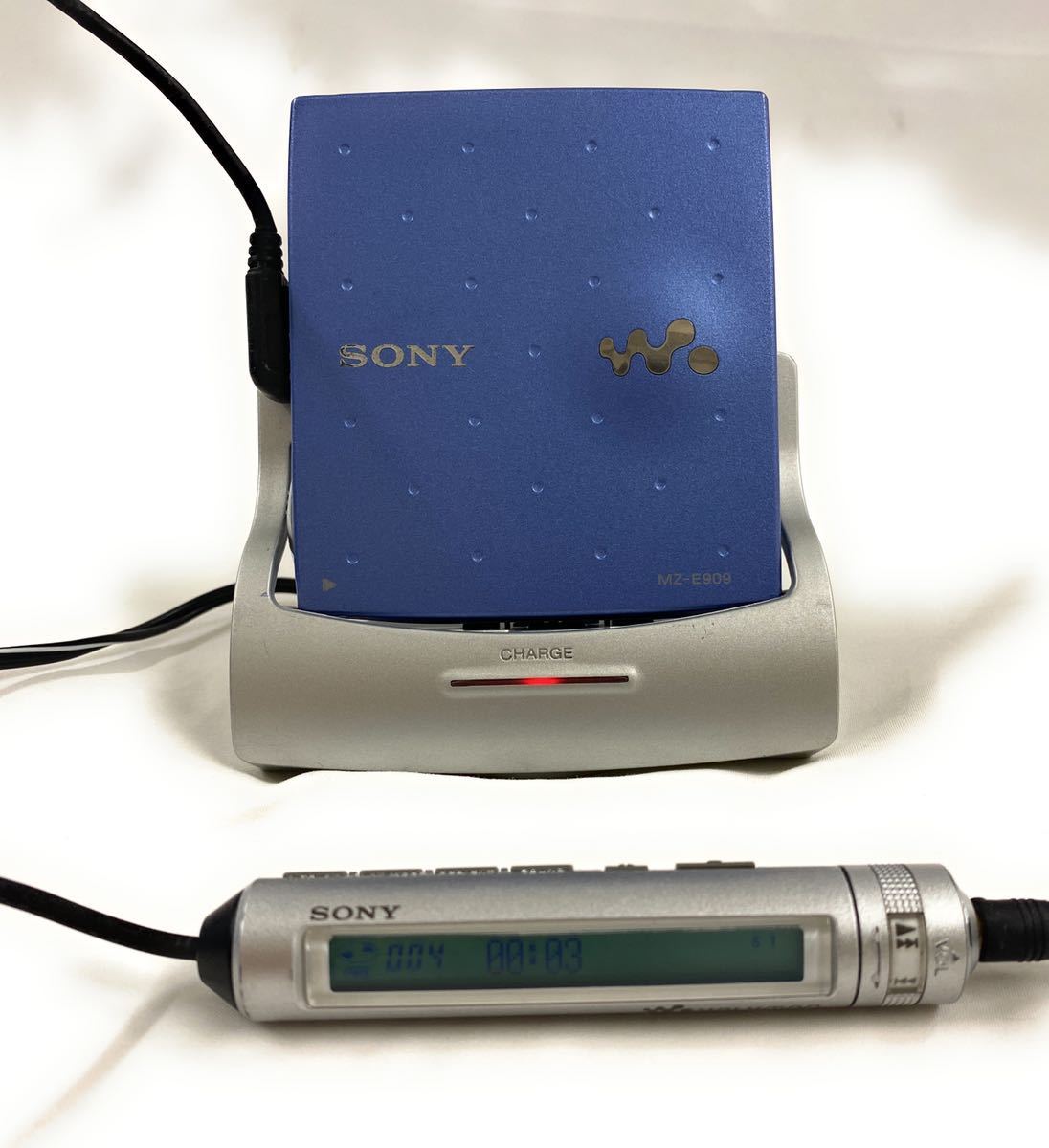 SONY ソニー MDウォークマン MZ-E909 ブルー SONY MZ-E909 ソニー 良品
