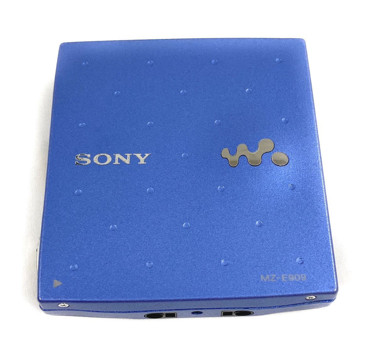 SONY ソニー MDウォークマン MZ-E909 ブルー SONY MZ-E909 ソニー 良品
