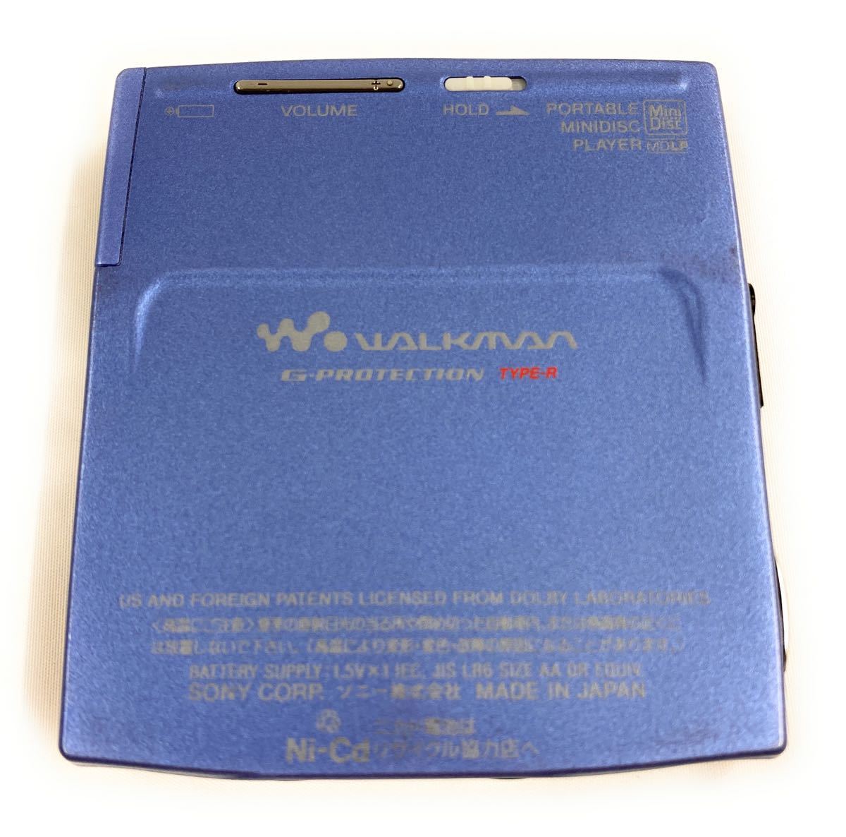 SONY ソニー MDウォークマン MZ-E909 ブルー SONY MZ-E909 ソニー 良品