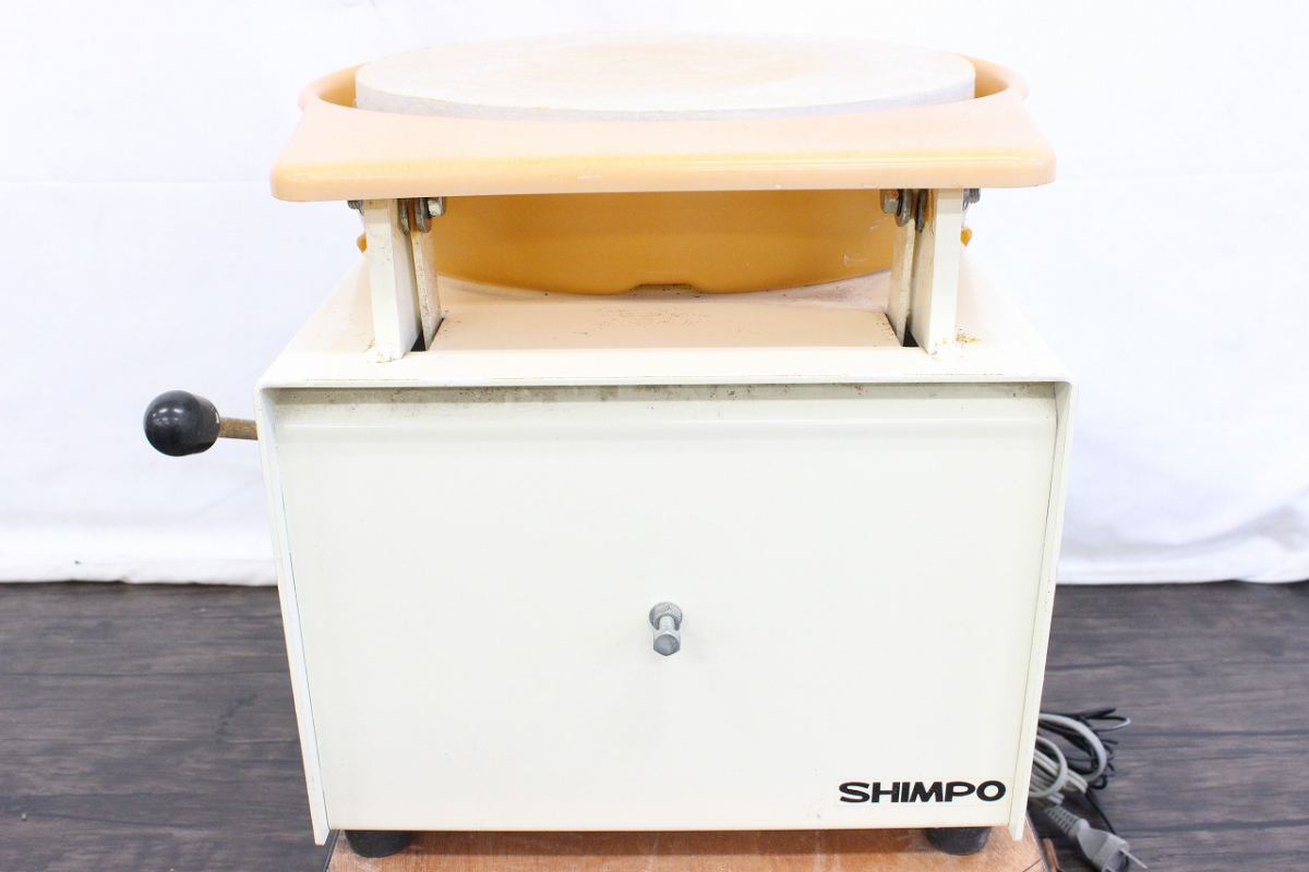 行董】 陶芸ろくろ 日本電産シンポ RK-66 電動手動兼用 小型 製造年/