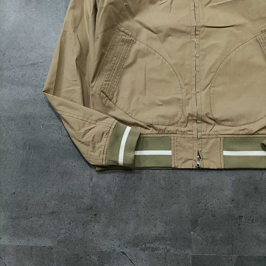 ◆ 良品!! '09SSモデル' 『 uniform experiment 』 ジップアップ MA-1 ブルゾン size2 ベージュ 紳士服 riri ユニフォームエクスペリメント Uniform School dForce ラグジュアリーウェア!! AZ ミズノ