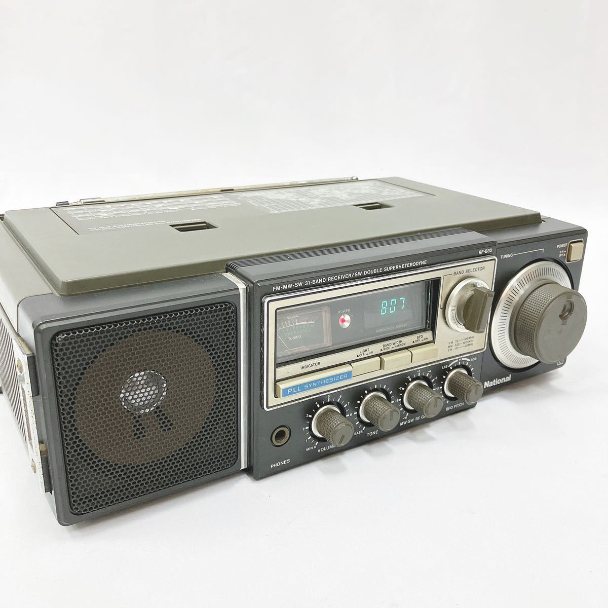 National RF-B30 ラジオ FM-AM 31バンド 動作品 箱あり National ナショナル RF-B30 BCL 31バンド ラジオ AM FM SW 昭和レトロ