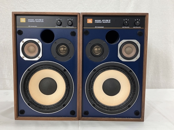 JBL 4312M II スピーカー ペア 3ウェイ ブックシェルフ型 サランネット 