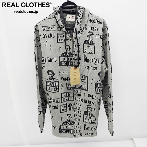 ☆【未使用】GANGSTERVILLE/ギャングスタービル Mojo Parka/モジョパーカー グレー GSV-18-SS-11 M /060