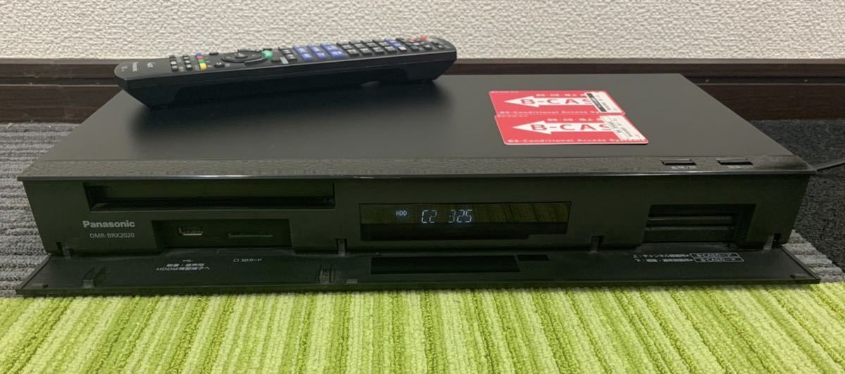 極美品 Panasonic DMR-BRX2020 2TB ブルーレイレコーダー 6チャンネル  