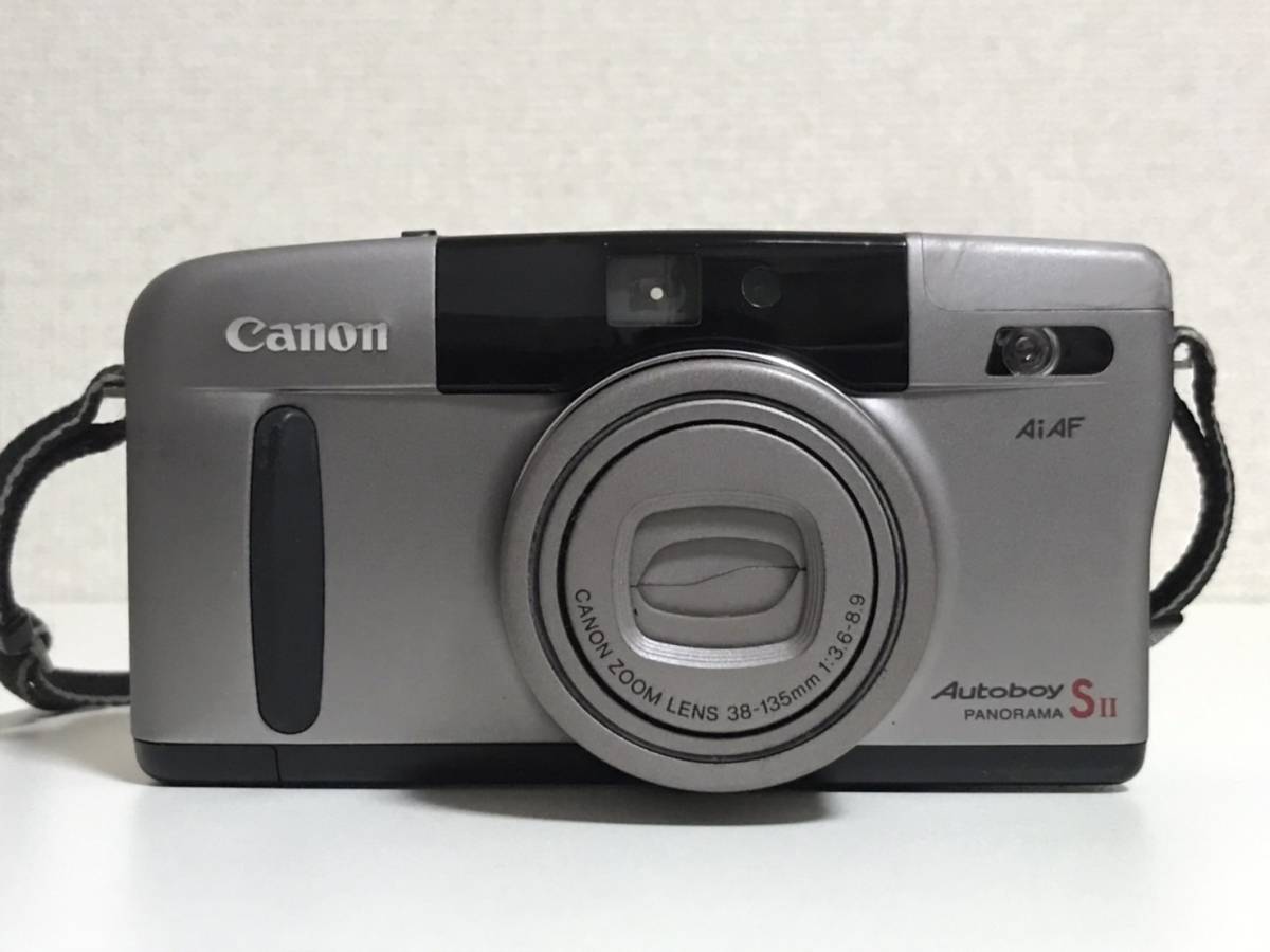 Canon Autoboy SⅡ キヤノン オートボーイ フィルムカメラ Autoboy Canon SⅡ カメラ、光学機器 オート ジャンク品