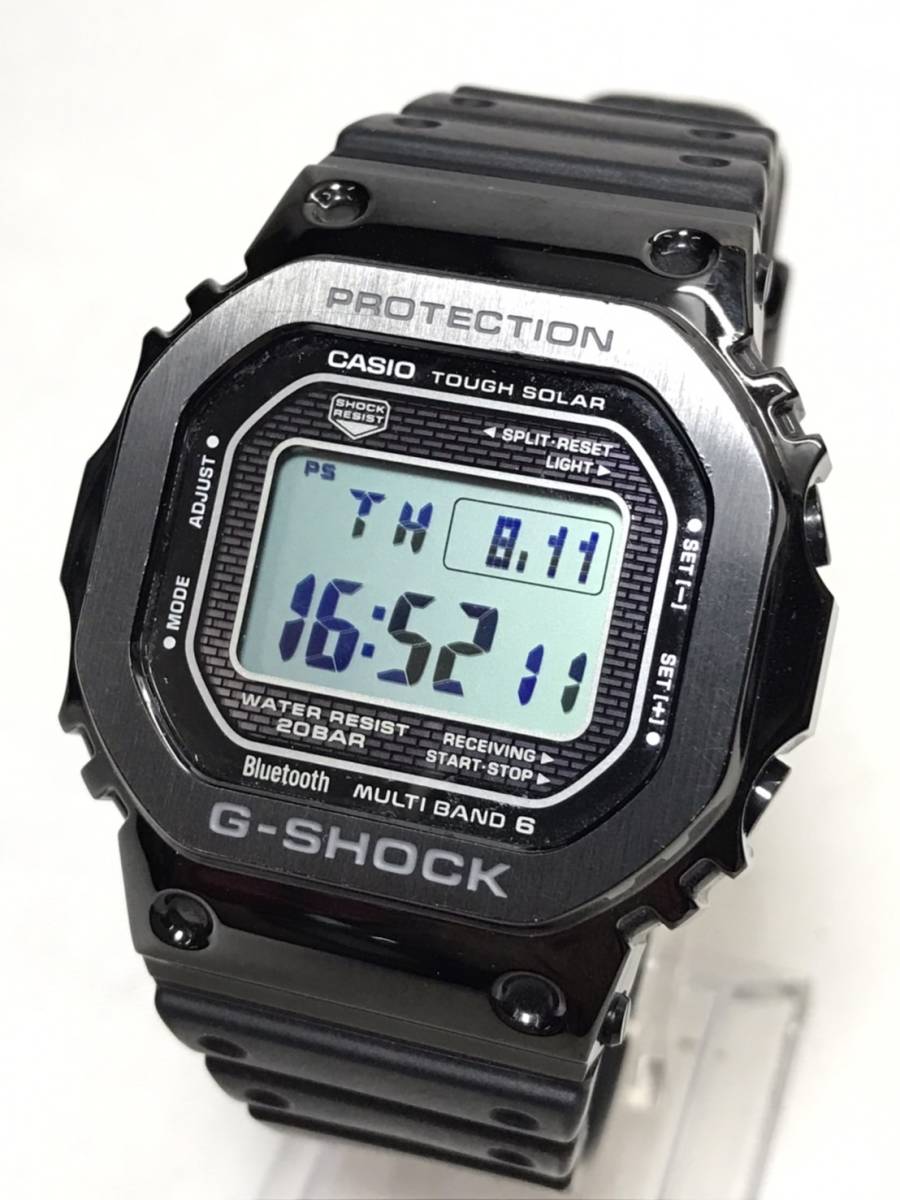 □稼働品☆ カシオ G-SHOCK GMW-B5000 ブラック フルメタルケース 電波 