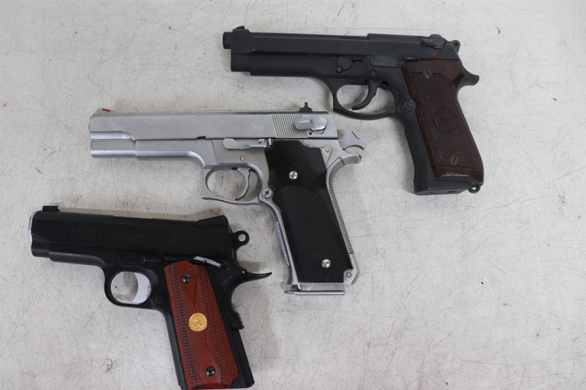 Y10/938 トイガン ガスガン SMITH ＆WESSON 645 COLT GOVERNMENT MK IV PIETRO ...