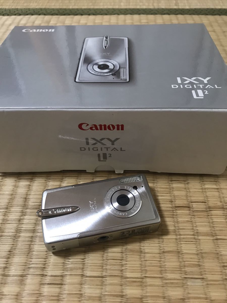 Canon ixy digital L2 コンデジ 500万画素CCD 美品 CANON IXY DIGITAL L2 もう二度と出てこない貴重な超超コンパクトな500