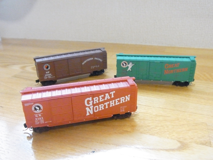  米国型N 40ft Box Car x3輌 グレートノーザン GN ノーザンパシフィック NP(外国車輌)｜売買されたオークション情報、yahooの商品情報をアーカイブ公開 - オークファン 外国車輌