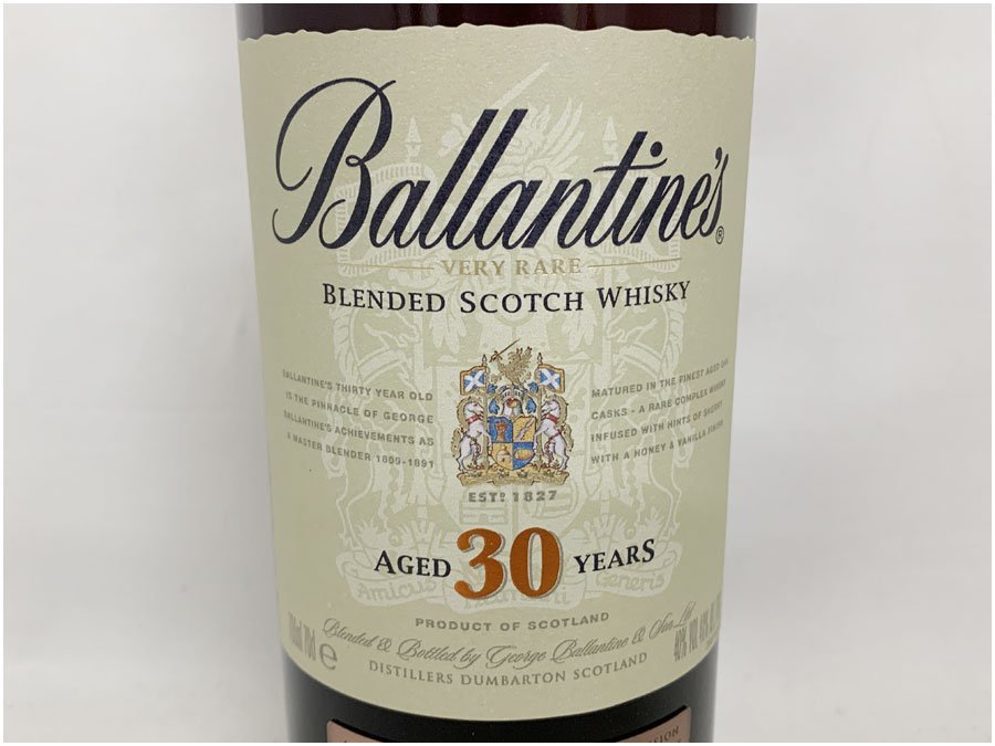 未開封!Ballantine's バランタイン 30年 ベリーレア ウイスキー 未開封!Ballantine's バランタイン 30年 ベリーレア ウイスキー