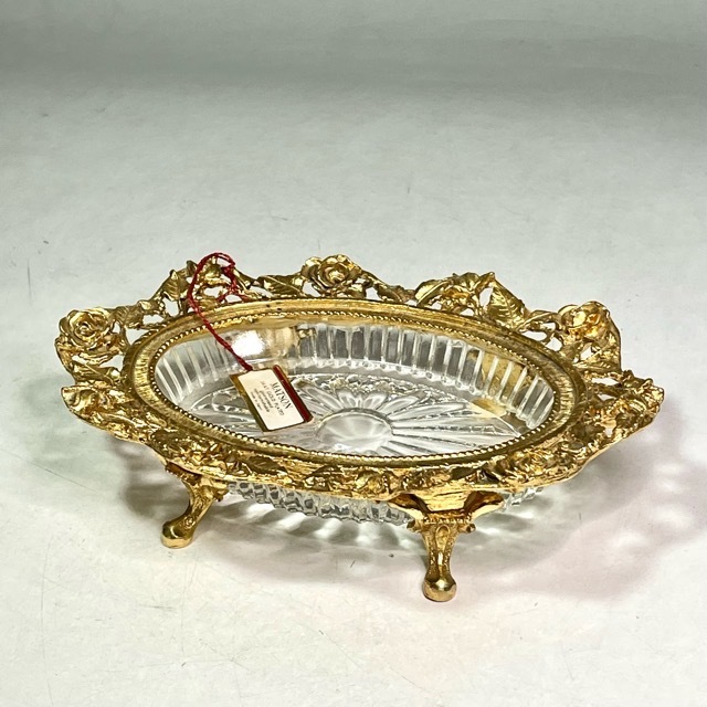 MATSON マトソン 24k GOLD PLATED 脚付きプレート ソープディッシュ