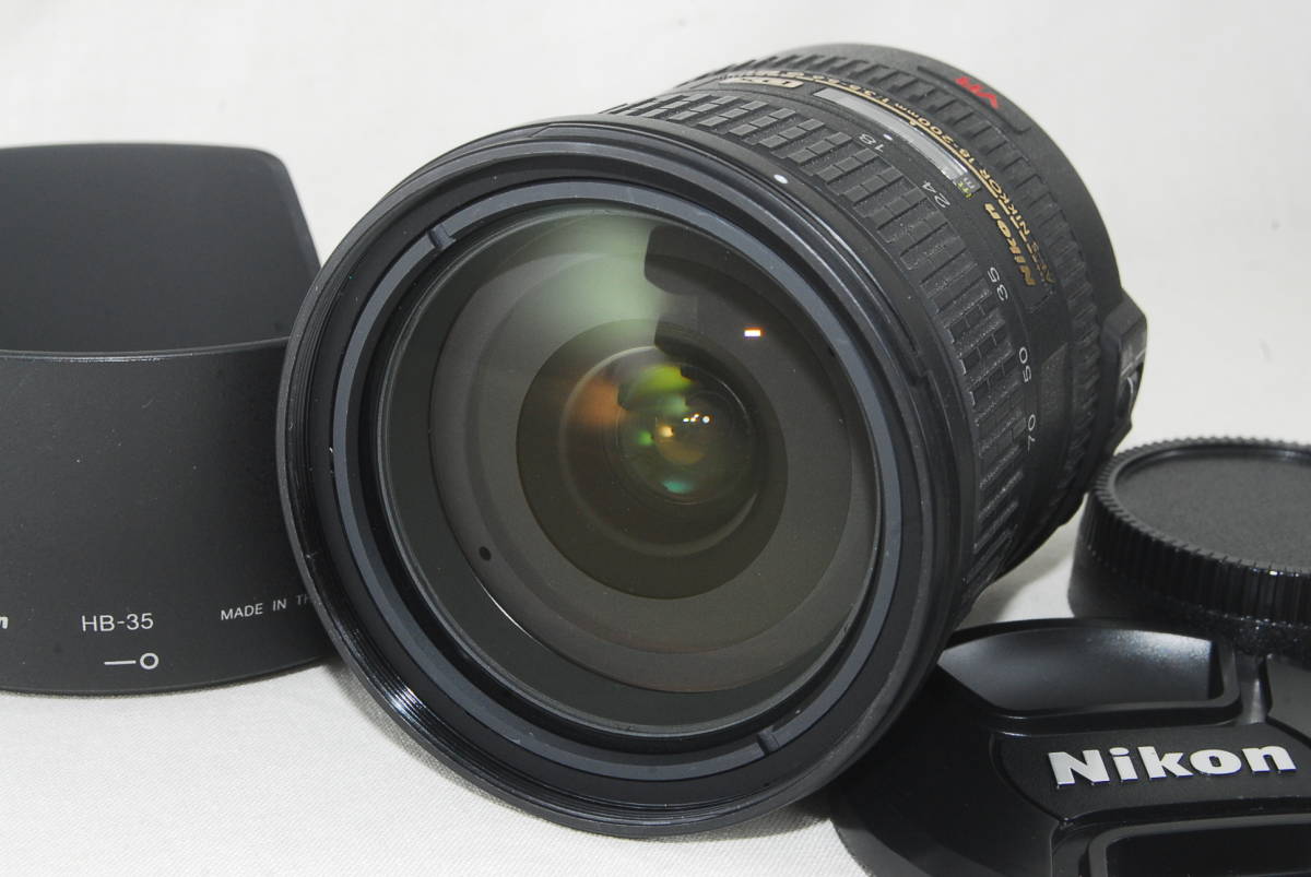  Nikon ニコン AF-S DX NIKKOR 18-200mm F3.5-5.6 G ED VR フード付き(ニコン)｜売買されたオークション情報、yahooの商品情報をアーカイブ公開 - オークファン ニコン