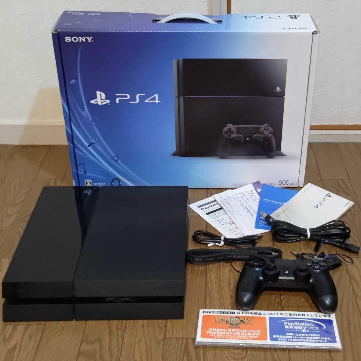  箱あり PlayStation4 500GB ジェット ブラック CUH-1000AB01 First Limited Pack(PS4本体)｜売買されたオークション情報、yahooの商品情報をアーカイブ公開 - オークファン PS4本体