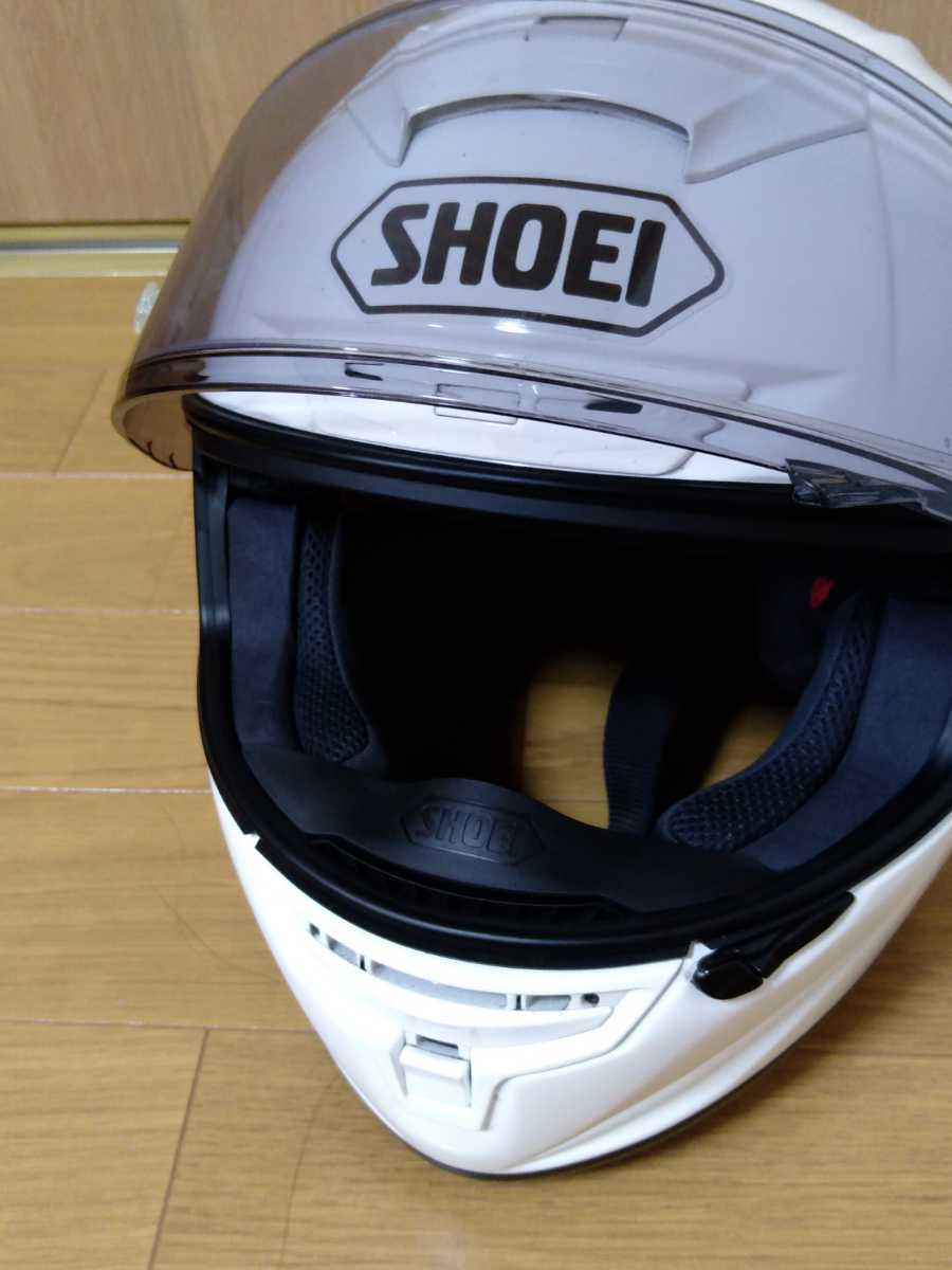 美品 SHOEI フルフェイスヘルメット X-Fourteen XXLサイズ 白 / X-14 