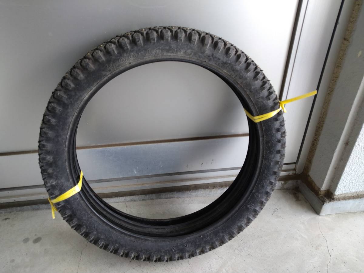 イノウエ スパイクタイヤ 2.00-14 2本セット 未使用長期保管品 