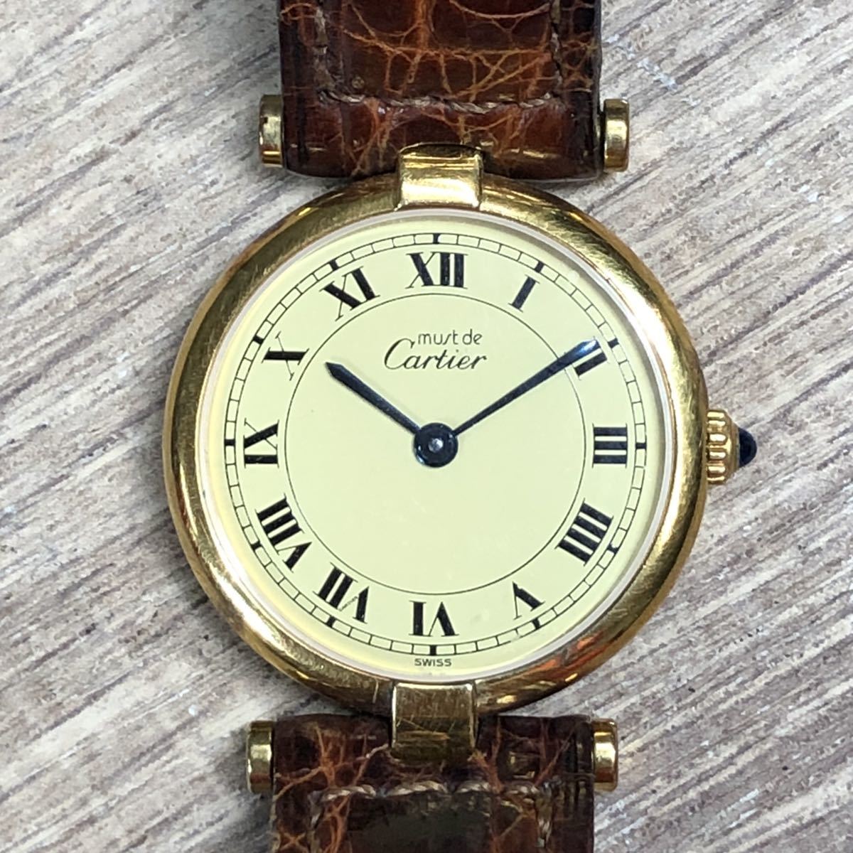 Cartier マストヴァンドーム 925刻印有 時計 稼働品 【公式通販】