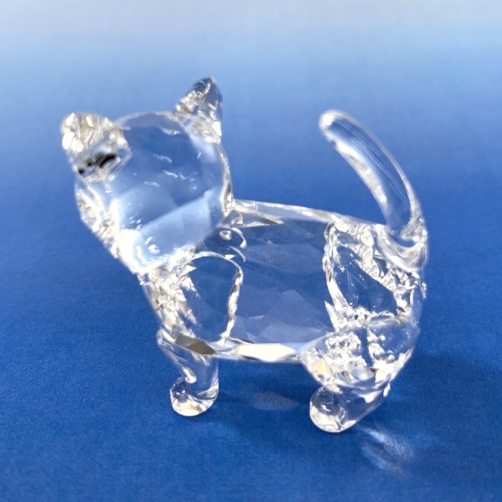 ☆SWAROVSKI☆子ネコ☆フィギュリン☆廃盤☆希少☆ヴィンテージ【送料込み】 良好 Swarovski スワロフスキー フィギュリン 子ネコ 5269815 箱無