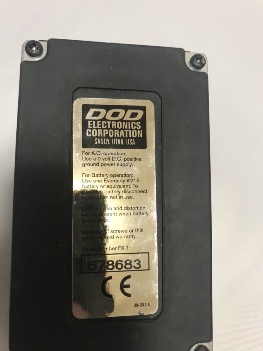 DOD fx70c Corrosion エフェクター ケーブル付 楽器・機材 DOD