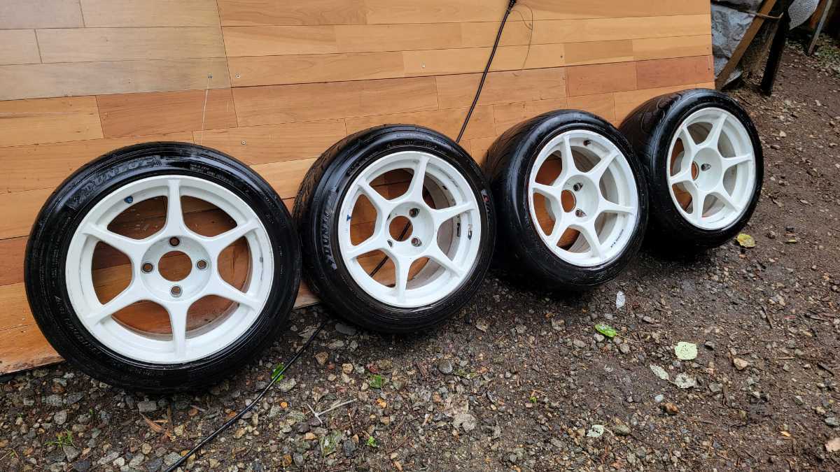 P1Racing 15インチ 8Jアルミホイール 4本セット