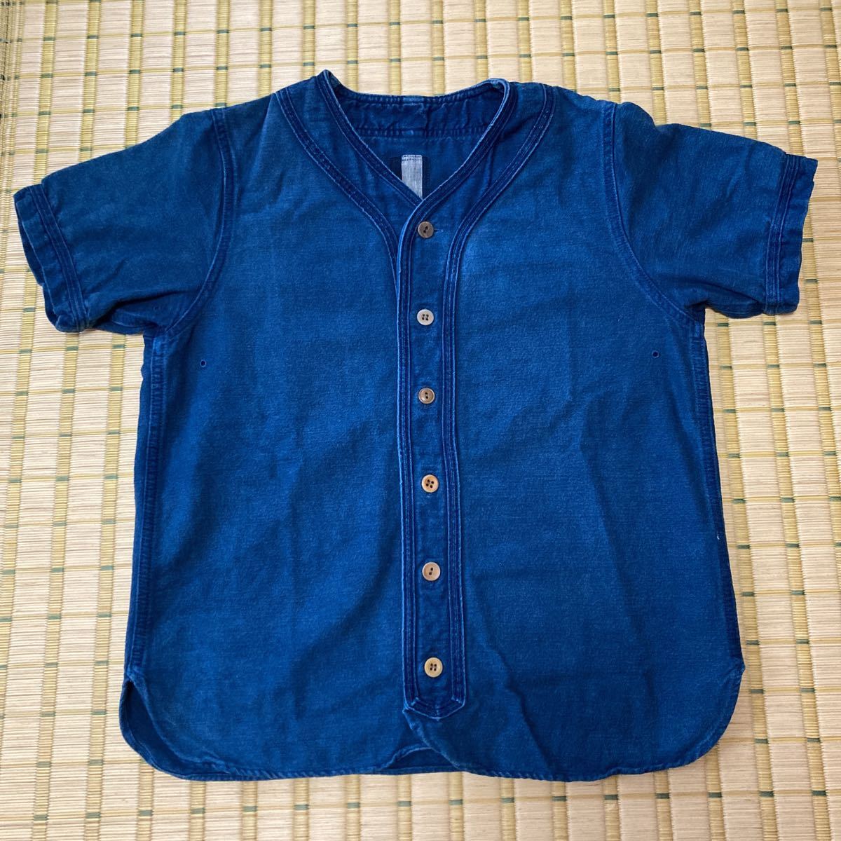 ICT visvim Dugout shirt S/S Dk indigo 染め サイズ 1 FIL Kanazawa(トップス)｜売買されたオークション情報、yahooの商品情報をアーカイブ公開 - オークファン 男性用