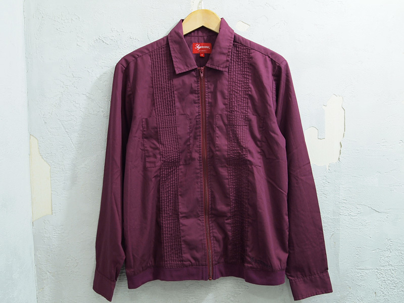  定価19440円 Supreme Pin Tuck Zip Up Shirt ピンタック ジップアップ シャツ S ロゴ 刺繍 Plum プラム シュプリーム 新作(その他)｜売買されたオークション情報、yahooの商品情報をアーカイブ公開 - オー 男性用