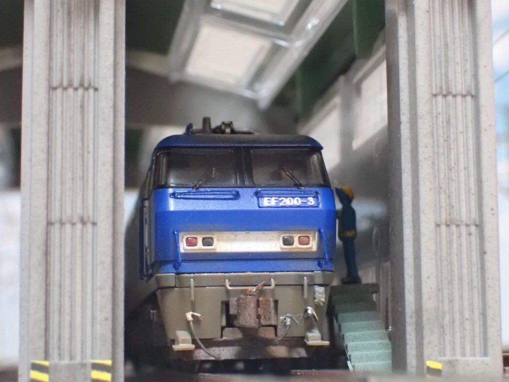 KATO EF200 新塗装 ウェザリング・精密加工 常点灯付き(電気機関車 