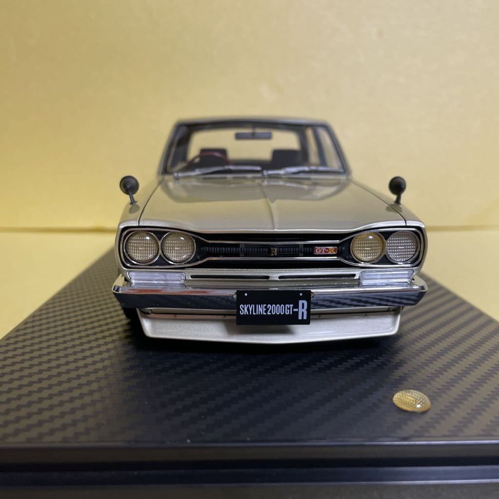 イグニッションモデル 1/18 Nissan Skyline 2000 GT-R (PGC10) Gold