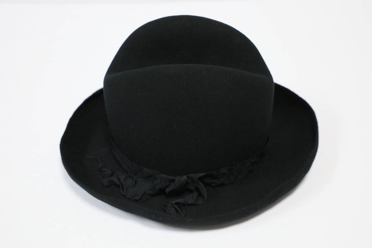 新品 22SS ウールフェルトハット ヨウジヤマモトプールオム WOOL FELT