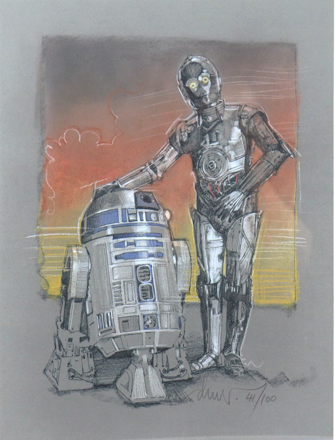 ○ドゥルー・ストゥルーザン○R2D2&C3PO○スター・ウォーズ○ジクレー 