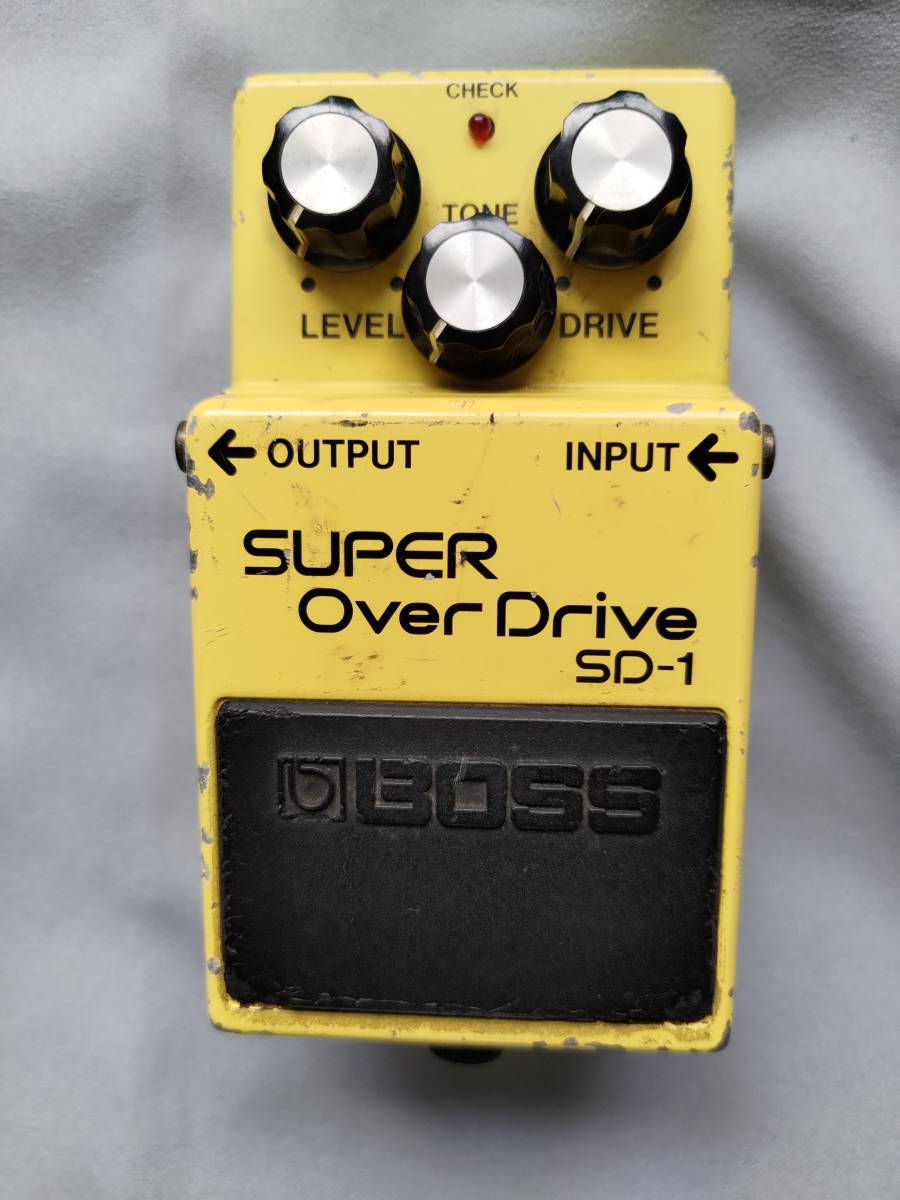 BOSS SD-1 SUPER OverDrive 1983年製 日本製 JRC4558DD 搭載 