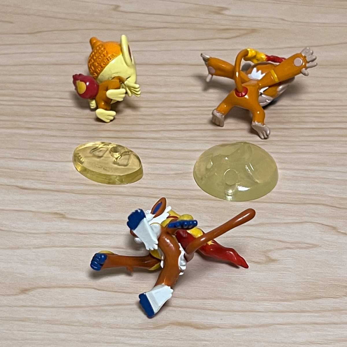 ヒコザル モウカザル ゴウカザル 3体セット モンコレ モンスター