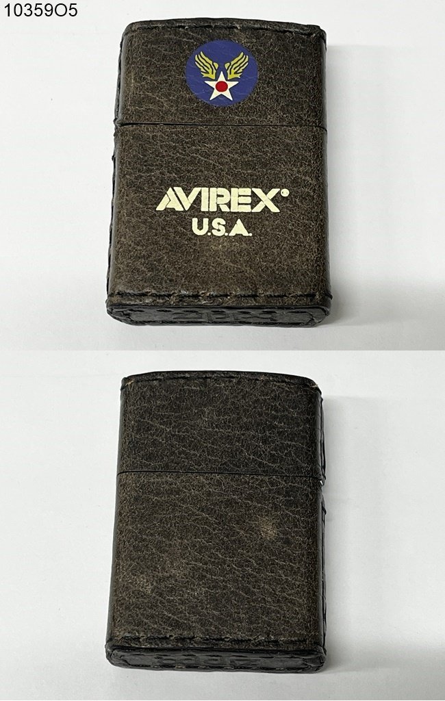 ☆未使用☆ ZIPPO ジッポー AVIREX アヴィレックス ZAVX-3 革巻き 