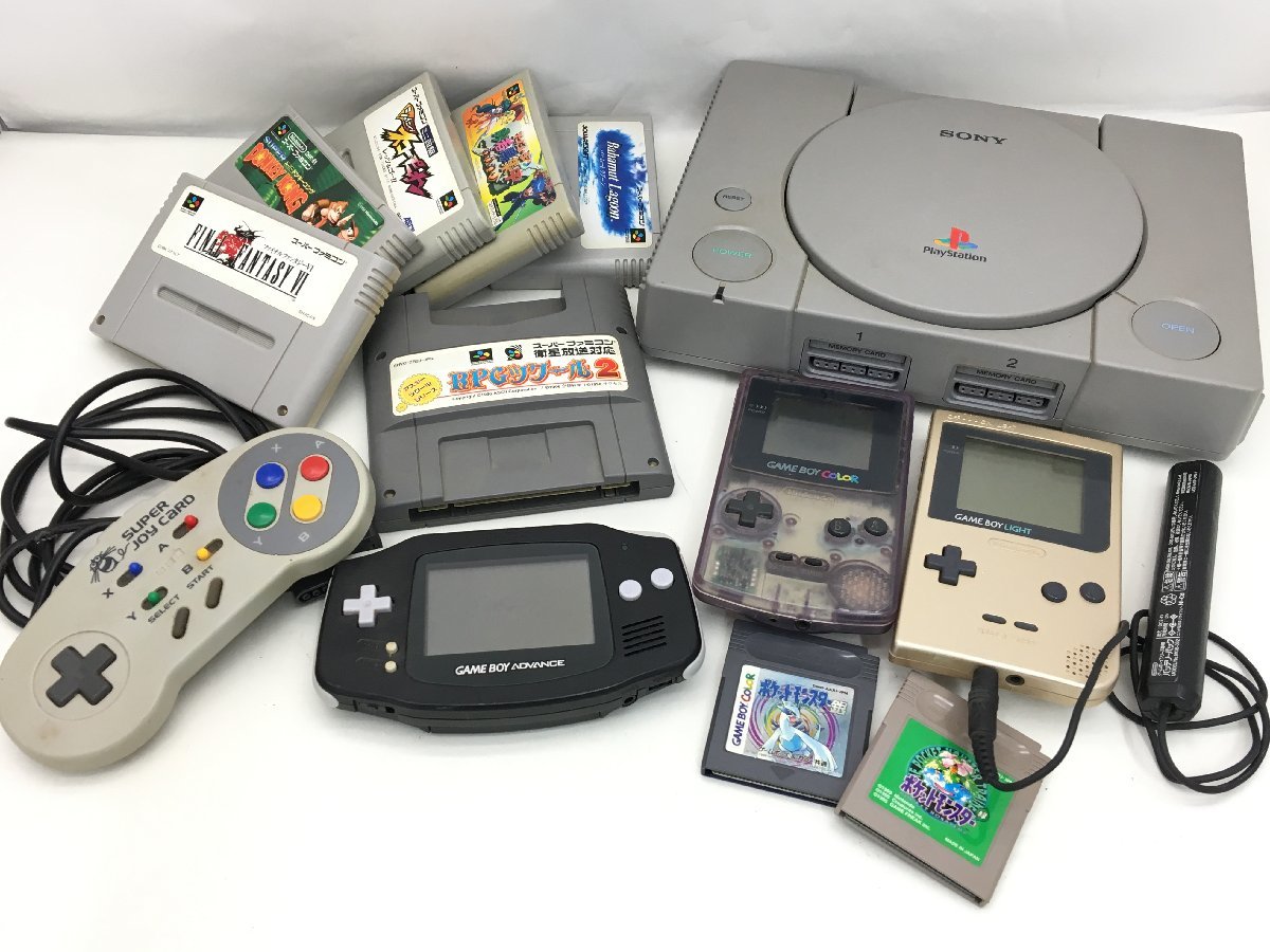 スーファミ 64 ゲームキューブ PS2 DSLite アドバンスSP PSP プレステ