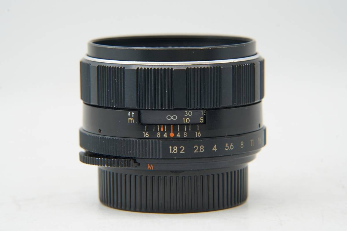 【 良品 】 ペンタックス Asahi PENTAX Super TAKUMAR f1.8 55mm 初期型 M42マウント　純正メタルキャップ付き　 ＭＦ　レンズ #5060 PENTAX ペンタックス Pentax 35&frasl;3.5 55&frasl;1.8 0