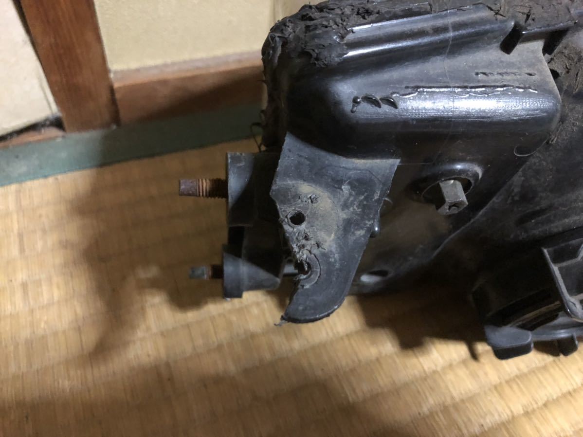 日産 S14 シルビア 純正 加工 ヘッドライト左右 加工用 予備 プロジェクター レッド イカリング ホワイト ブラックアウト風 シルビア S14 純正 左右セット!!本州は送料 加工品です 絶版
