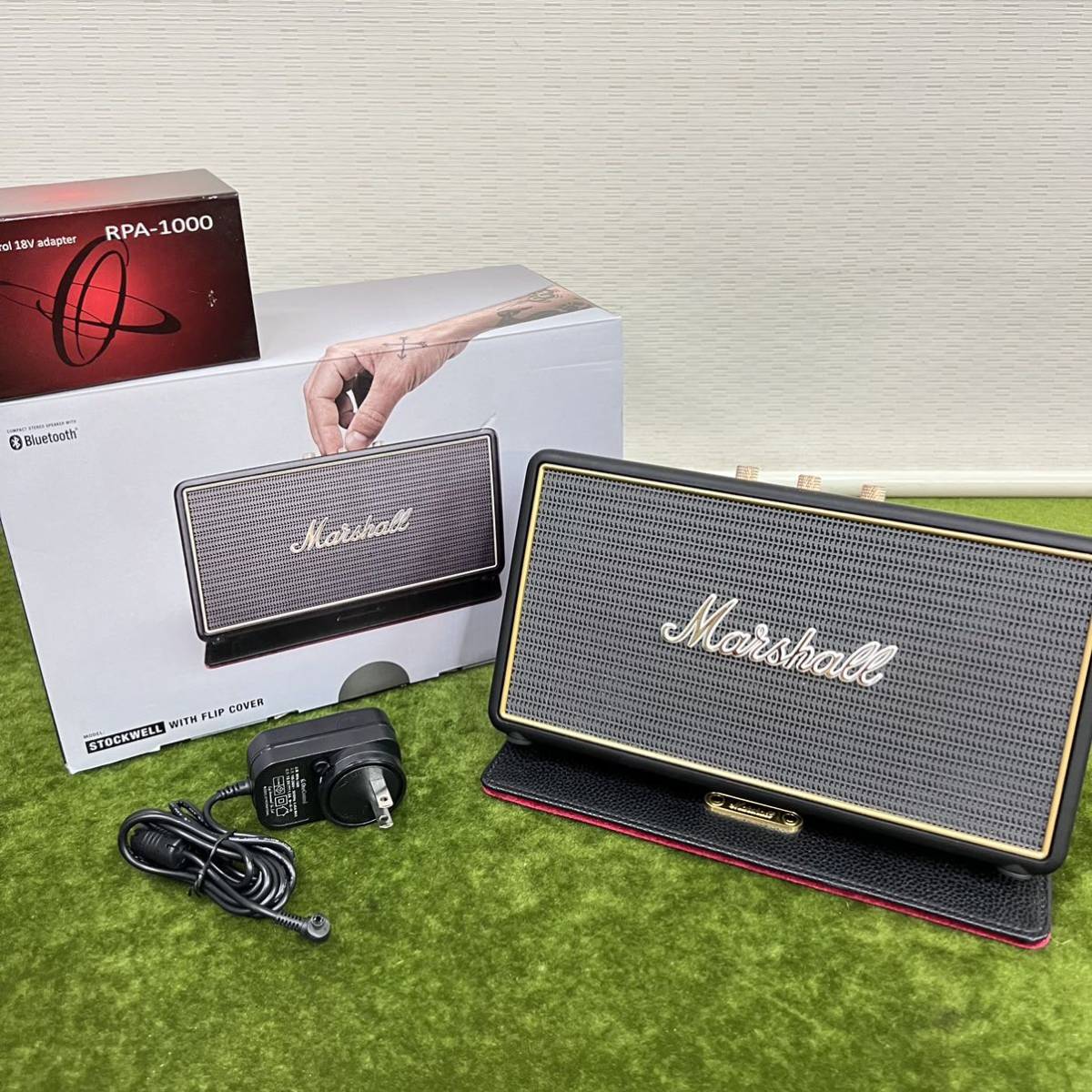 ★☆ 動作確認済み/Marshall/マーシャル STOCKWELL/ストックウェル Bluetooth ポータブル・ワイヤレススピーカー/箱付き☆★