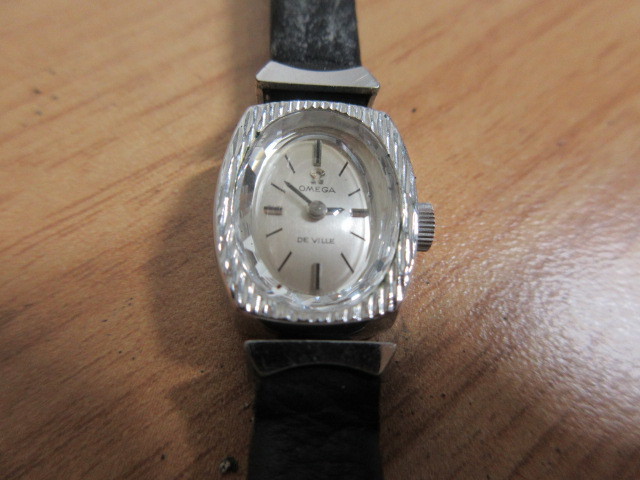 OMEGA DE VILLE クォーツ メンズ 腕時計 2F3-1「1円～ オメガ(OMEGA）DE VILLE デビル 手巻き 腕時計